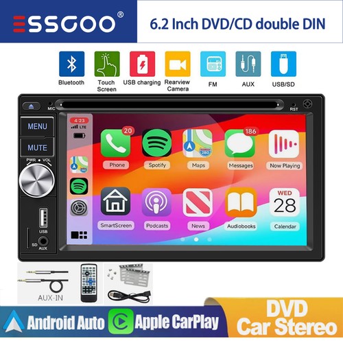 Double din car stereo - double, 6.2"