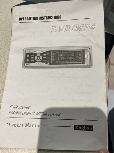 Dvd mp4 car stereo radio - radio, fm/am