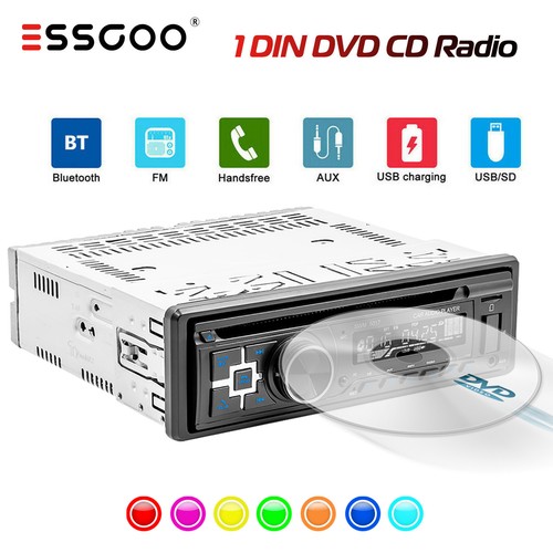 1din car stereo bluetooth dvd - car,